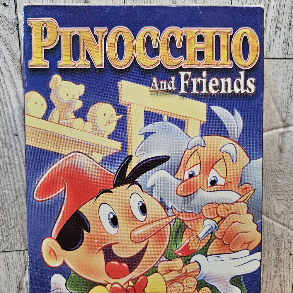 Pinocchio And Friends VHS Cardboard Sleeve 3 Cartoon Classics - Picture 7 of 7